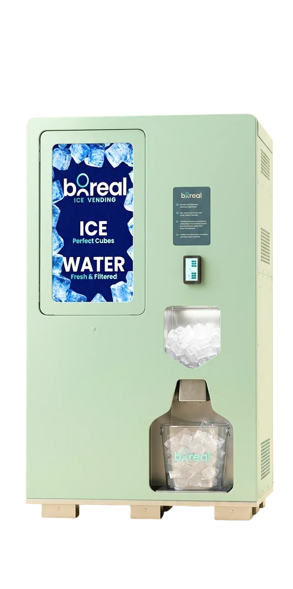 La Hielera Boreal: máquina expendedora autónoma de hielo y agua